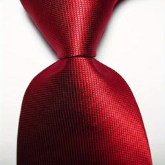 Solid Jacquard Woven Men's Tie Set