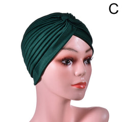 Stretchy Turban Cap Twisted Hat For Women