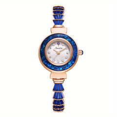 LIGE Teen Faux Diamond Watch Classic Women's Quartz Watch