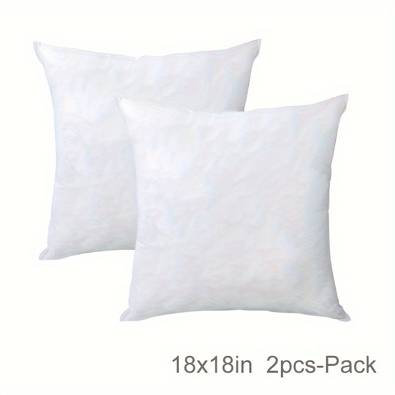 2pcs Throw Pillows Insert 45 72 X 45 72 Cm Square Couch Cushion Sham Stuffer