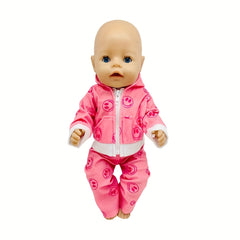 18 inch Animal Shafu Doll Clothes Velvet Hat Bear Onesie Suit for Christmas