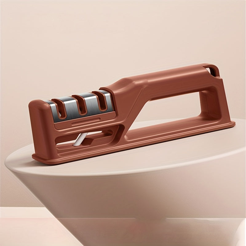 Portable Scissor Sharpener Whetstone for Outdoor Camping Cooking