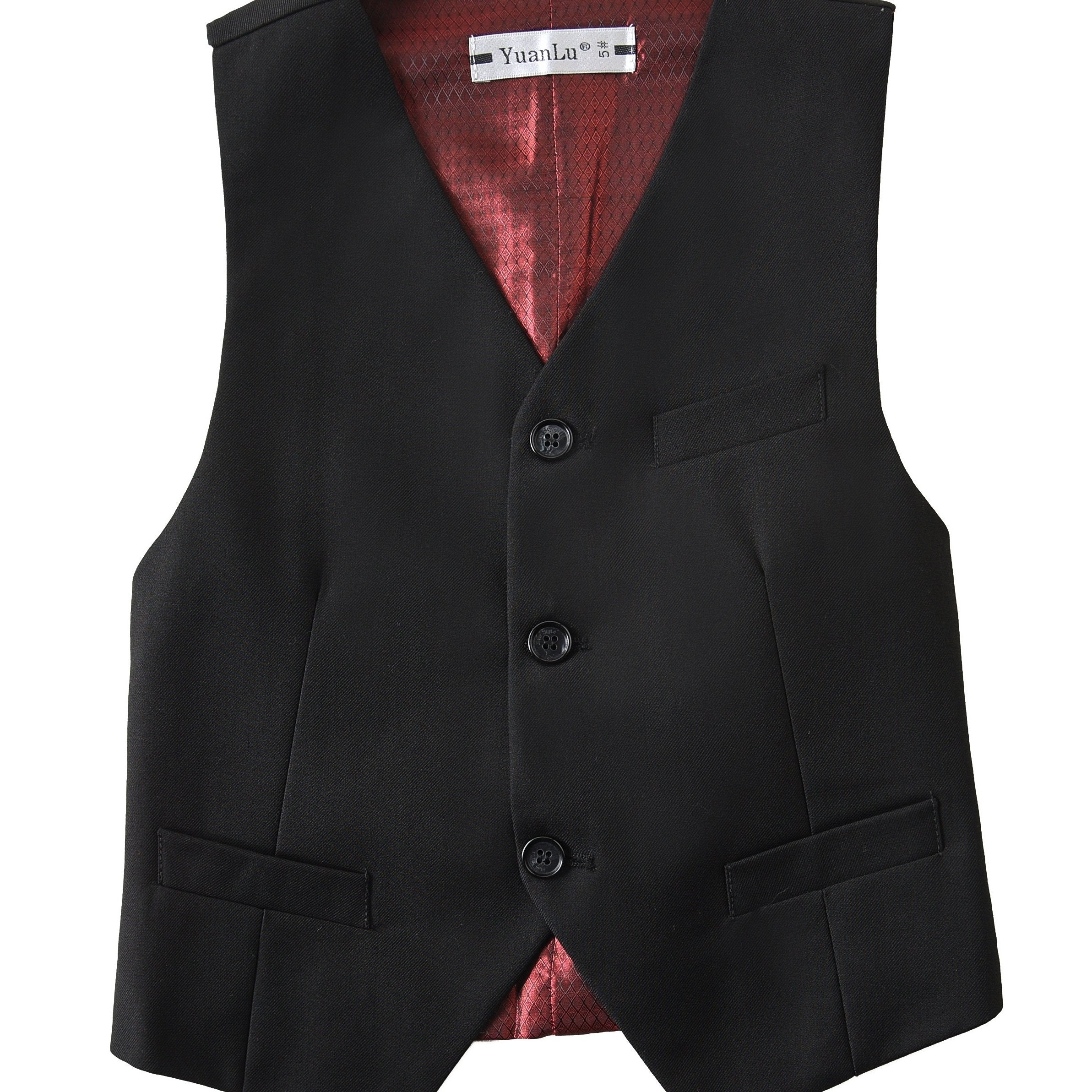 Boys Formal Gentleman Vest for Competition Wedding Banquet
