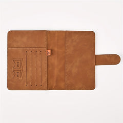 RFID Anti Theft Passport Card Bag Leather Wallet
