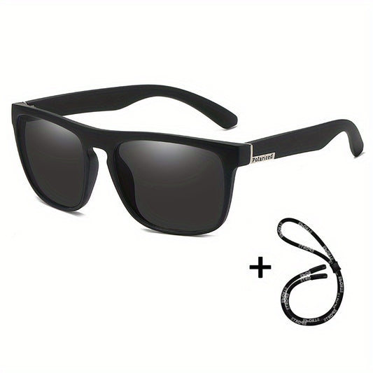 Men's Polarized Cycling Sports Sunglasses with Strap