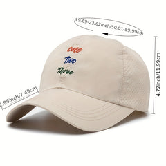 Quick Drying Mesh Baseball Cap Outdoor Sunscreen Breathable Snapback Sun Hat