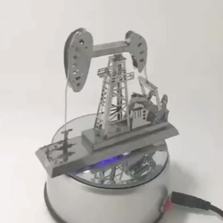 3D Drilling Rig Model DIY Construction Toy