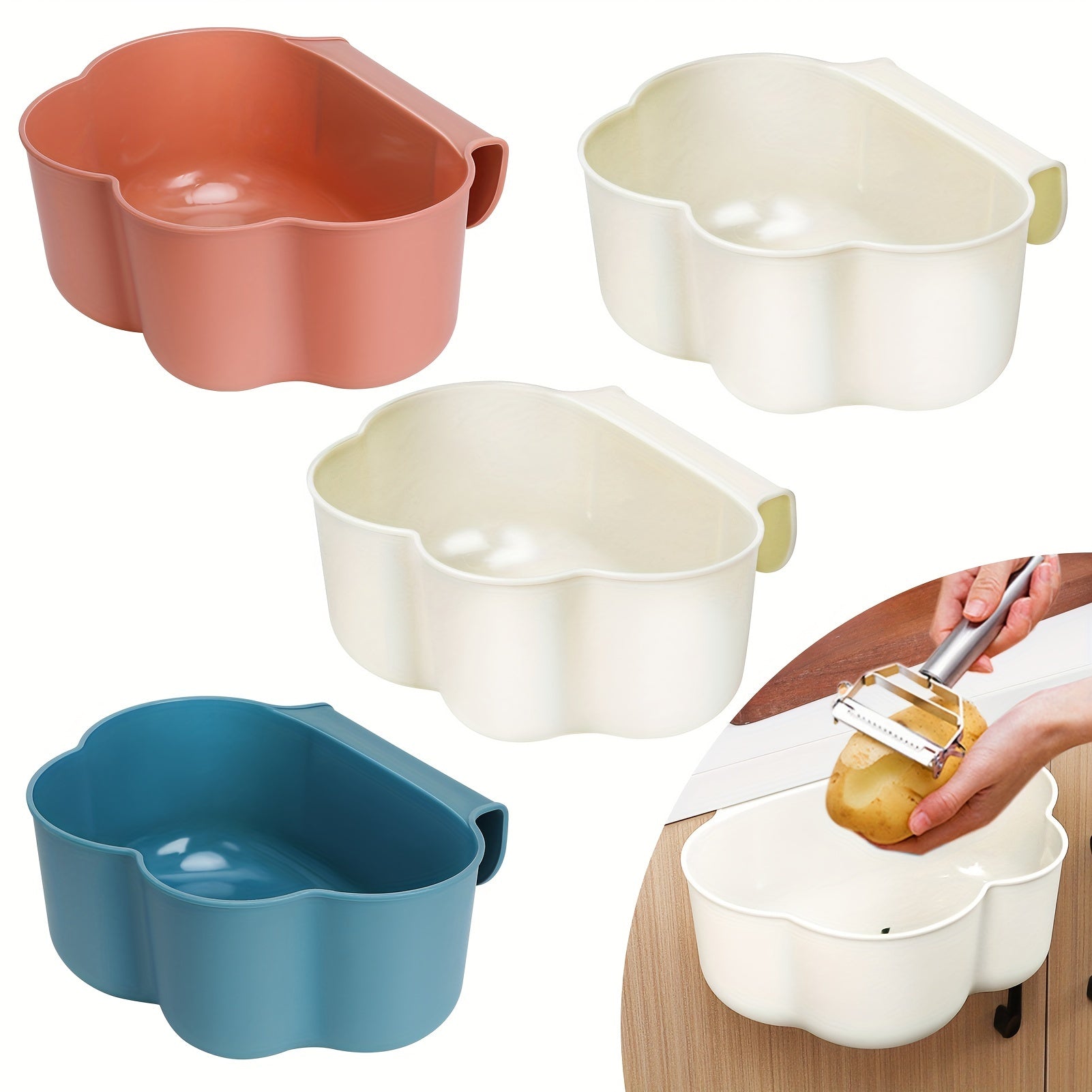 2pcs Diaper Organizers Kitchen Cabinet Door Hanging Garbage Bin