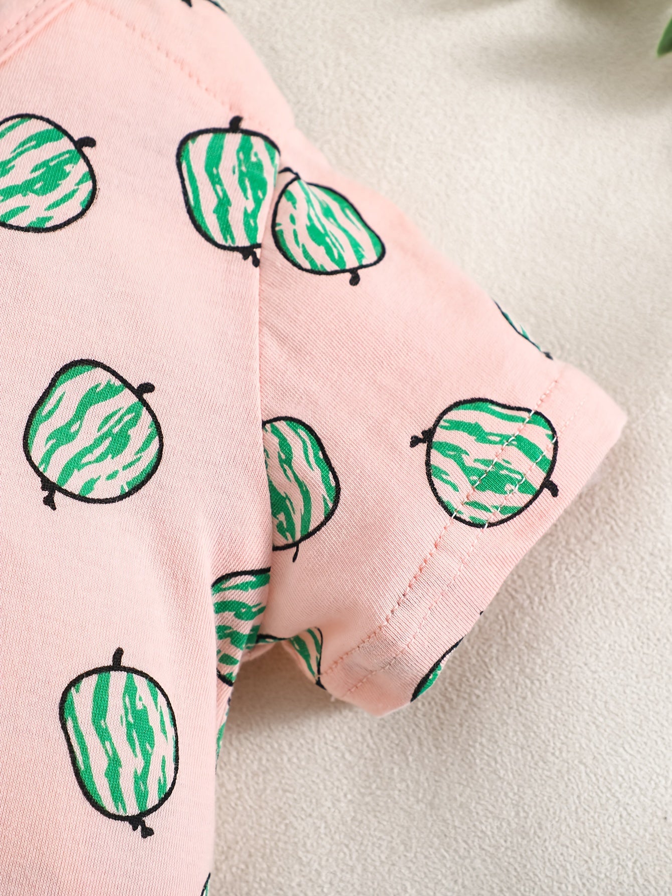Cute Strawberry Jumpsuit for Baby Girls