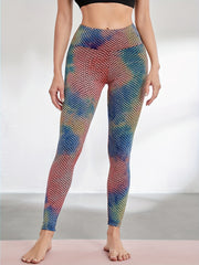 High Waist Tie Dye Yoga Leggings for Women Hip Lifting