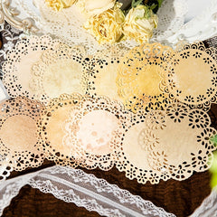 Vintage Lace Scrapbooking Supplies Flower Frame Paper DIY Junk Jou