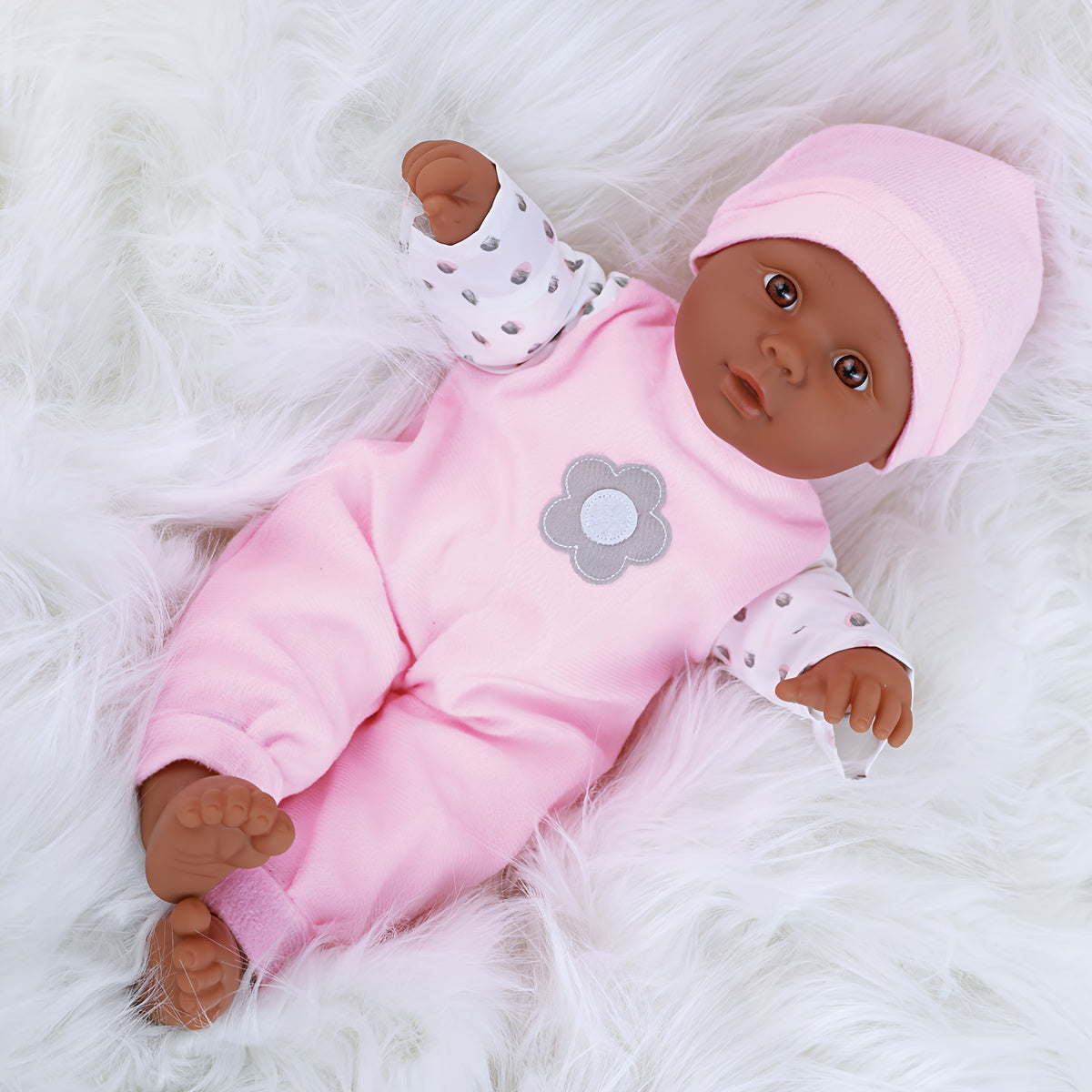 16 in. African American Doll with Clothes