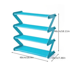 Shoe Rack Assembly Home Bookshelf