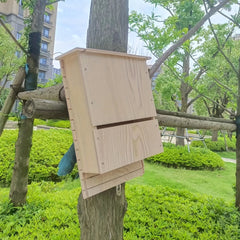 Wooden Bat House Fairy Bird House Outdoor Decor Kit