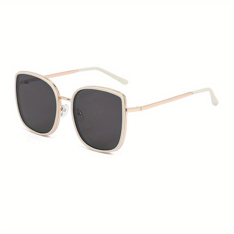 Large Square Frame Men's Sunglasses For Street Photography