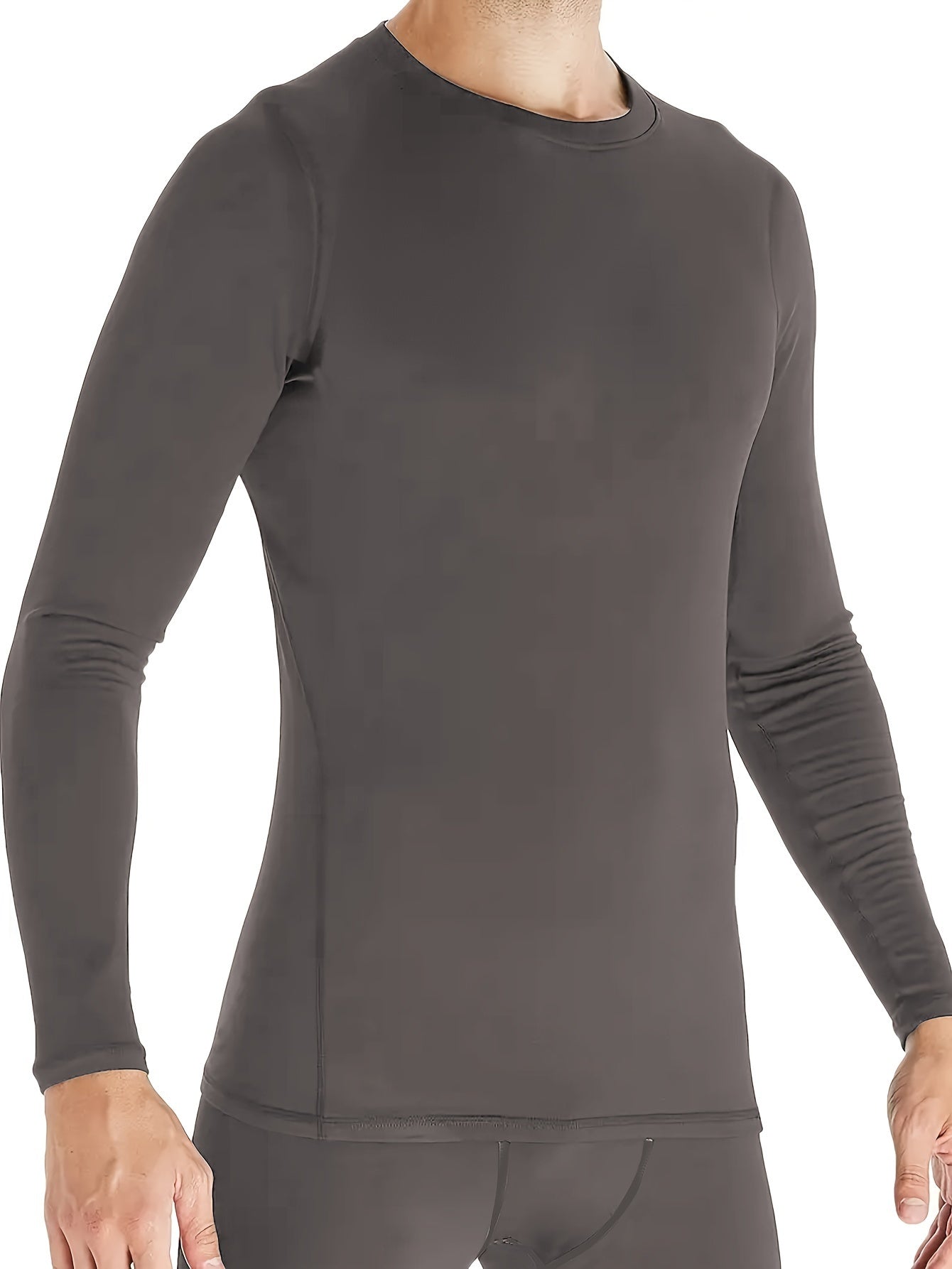 Men's Compression Warm T shirt Long Sleeve High Stretch