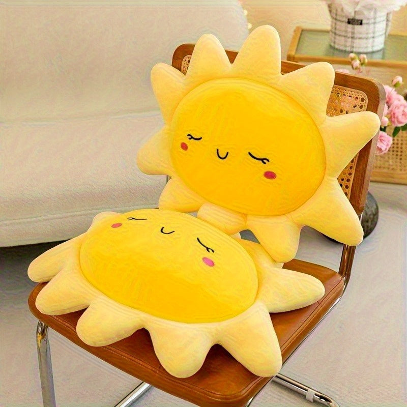 Leisure Style Sunflower Plush Toy Smiling Face Soft Plush Material Mixed Colors