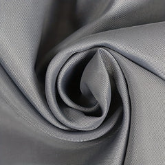 Waterproof Shower Curtain Plain Solid Fabric with 12 Hooks