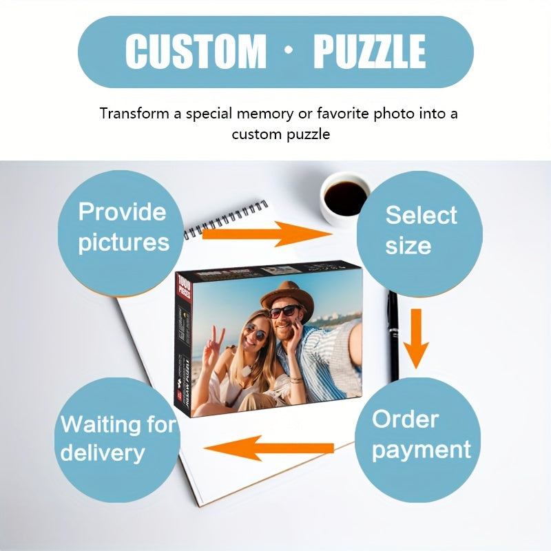 Custom Wooden Puzzle Photo Painting Personalized Portrait Gift