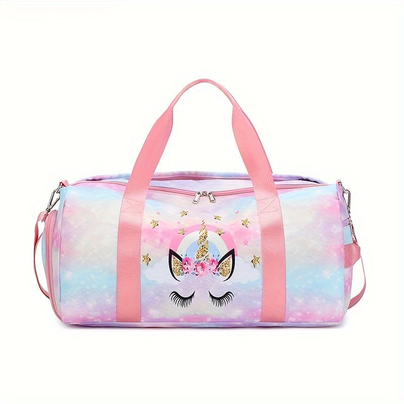 Fitness Bag Travel Duffel Bags With Shoe Compartment & Wet Pocket