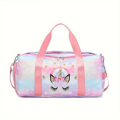 Fitness Bag Travel Duffel Bags With Shoe Compartment & Wet Pocket