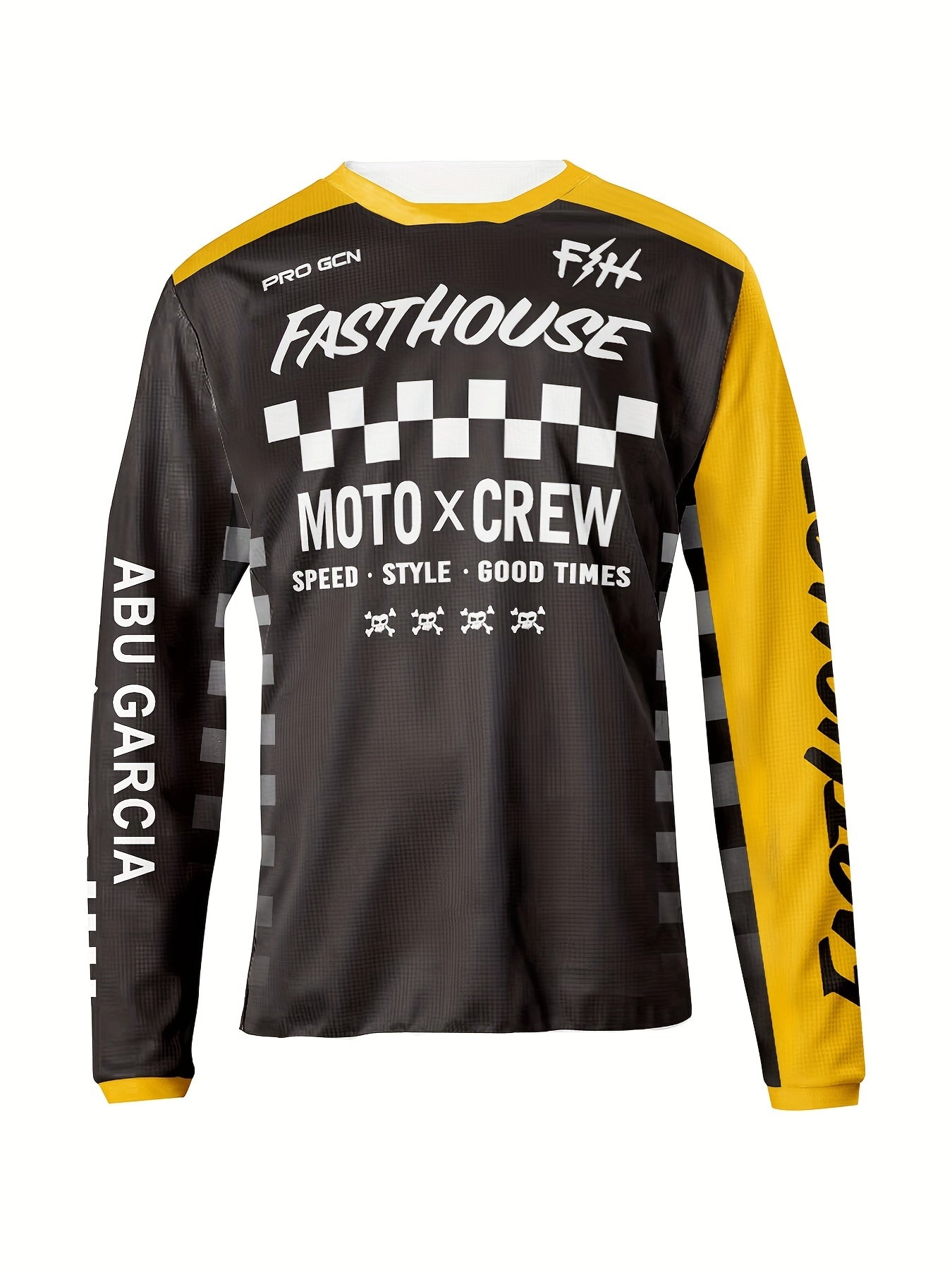 Men's Fasthouse Cycling Jersey Quick Dry & Long Sleeves