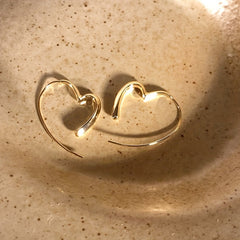 Love Earrings Heart Earrings Great Christmas Thanksgiving Gift