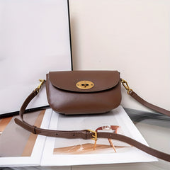 Convertible Shoulder Bag with Turn Lock Closure