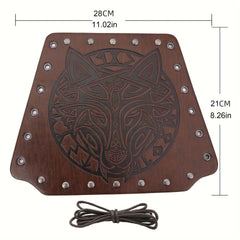 Embossed Vintage Wristband Knight Style Leather Stage Prop Wristband