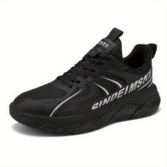 Men's Breathable Running Shoes Non Slip Lace Up Sneakers Outdoor