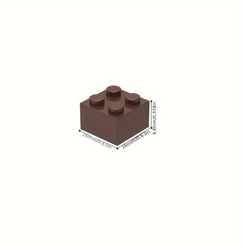 50pcs 2x2 High Base Brick Small Tile Set MOC Building Blocks Part 3003