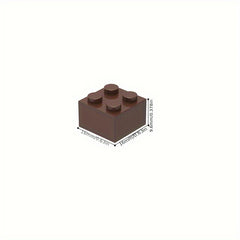 50pcs 2x2 High Base Brick Small Tile Set MOC Building Blocks Part 3003