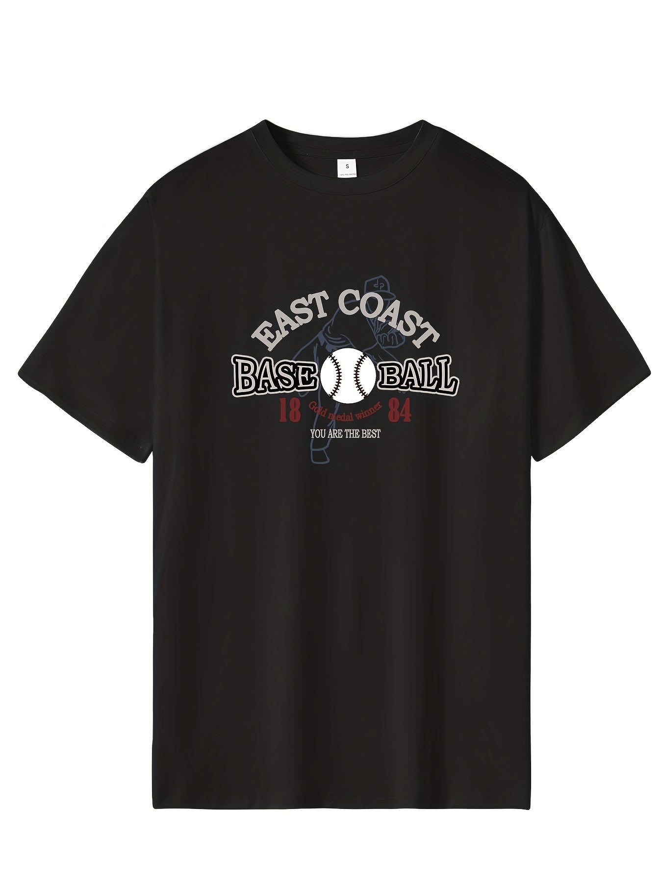 Men's Casual Printed Stretch T-shirt for Summer