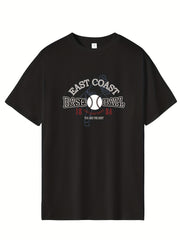 Men's Casual Printed Stretch T-shirt for Summer