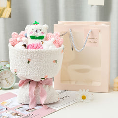 Girl Gift Cartoon Plush Doll Bouquet Flower for Birthday Mother's Day