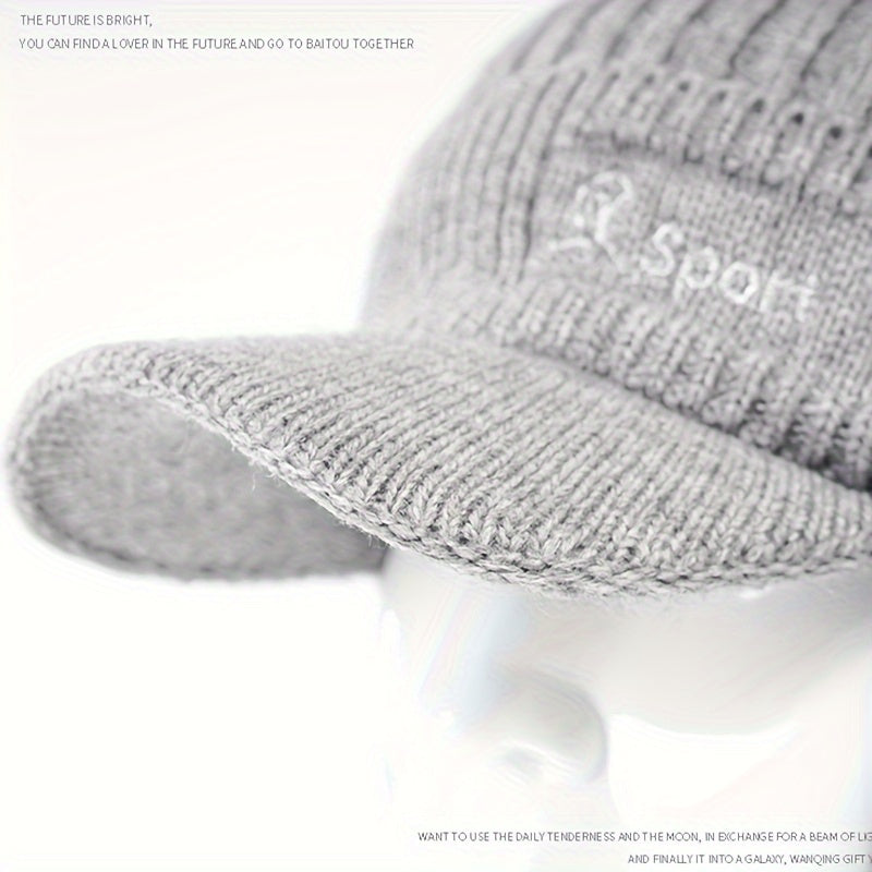 Winter Warm Knitted Hat Ear Protection Cap