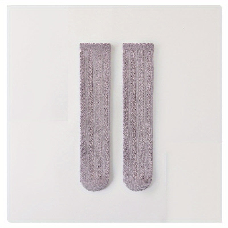 Girls Kids Mesh Knee High Socks Children's Stockings