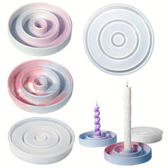 Retro Style Candlestick Resin Mold for DIY Crafts