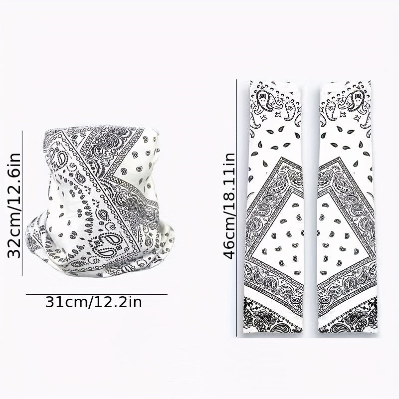 Summer Sunscreen Neck Gaiter Men's Outdoor Cycling Bandana