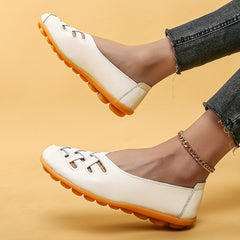 Women's Hollow Out Flat Shoes Lightweight Closed Toe Slip On Shoes