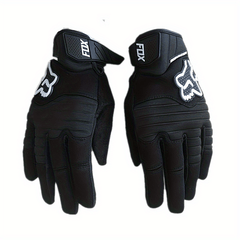 FOX Leather Label Breathable Racing Cycling Gloves for Men and Women