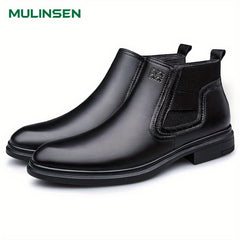 Men's Zipper Chelsea Boots Casual Ankle Shoes