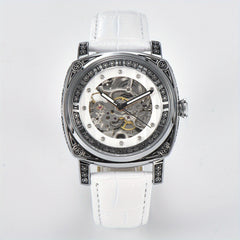 KUERST Auto Mechanical Watch Waterproof Night Light Wristwatch