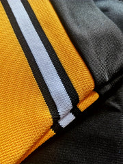 Men's American Football Jersey V-Neck Short Sleeve Embroidered Rugby Top