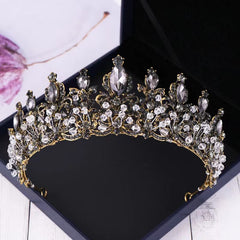 Beaded Crown Hairband Bridal Wedding Tiara Birthday Headband