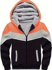Boys Fleece Zip Up Jacket for Spring & Fall