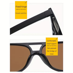 Gradient Aviator Sunglasses UV400 Women Men Y2K