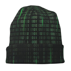 The Matrix Green Beanies for Autumn & Spring, Unisex Beanie Hats