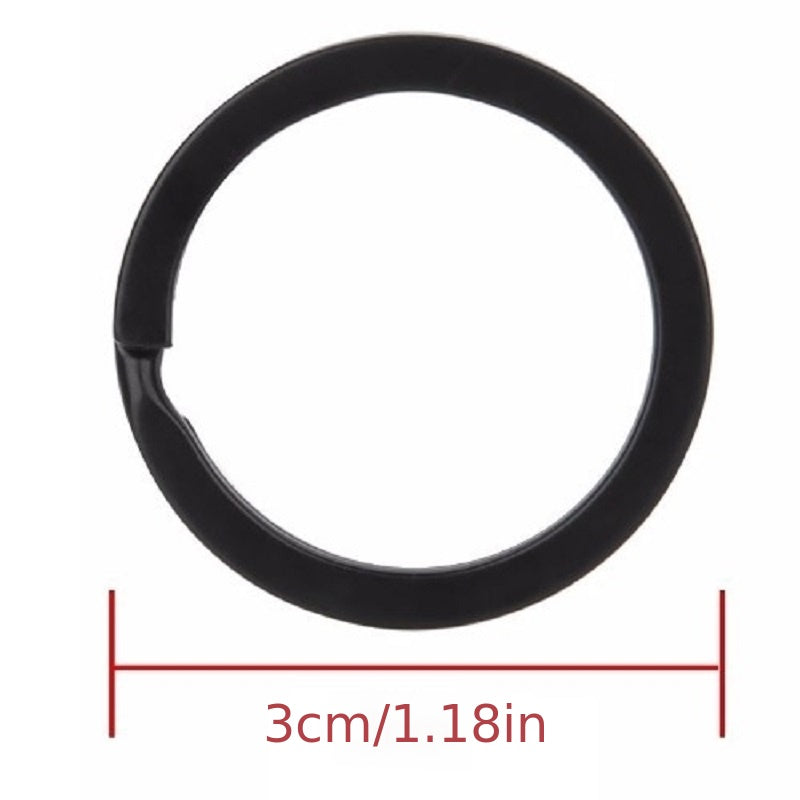 10pcs Iron Key Rings Round Key Rings For Keychains DIY Keyrings Key Organizer