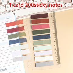 200sheets PET Sticky Notes Index Stickers Note Stickers Label Paper Instruction
